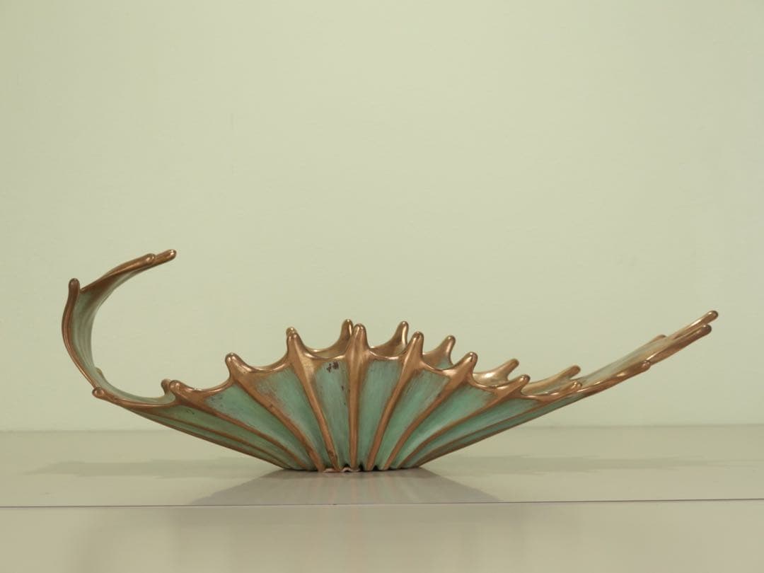 送料無料　イタリア鋳金工房　VENTURI ARTE　ブロンズ　フルーツボウル