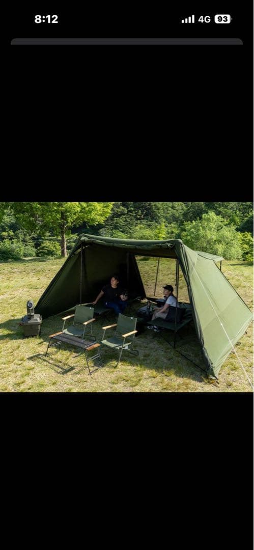 早い者勝ち‼️DOD 4×4 BASE TC ヨンヨンベースTC カーキ