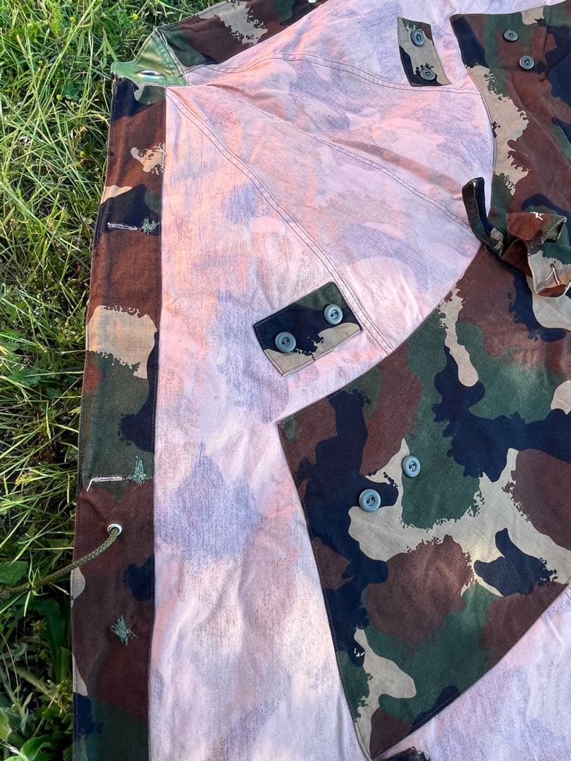 [A] ハンガリー軍幕　M90カモ 軍幕　ポンチョテント　1枚