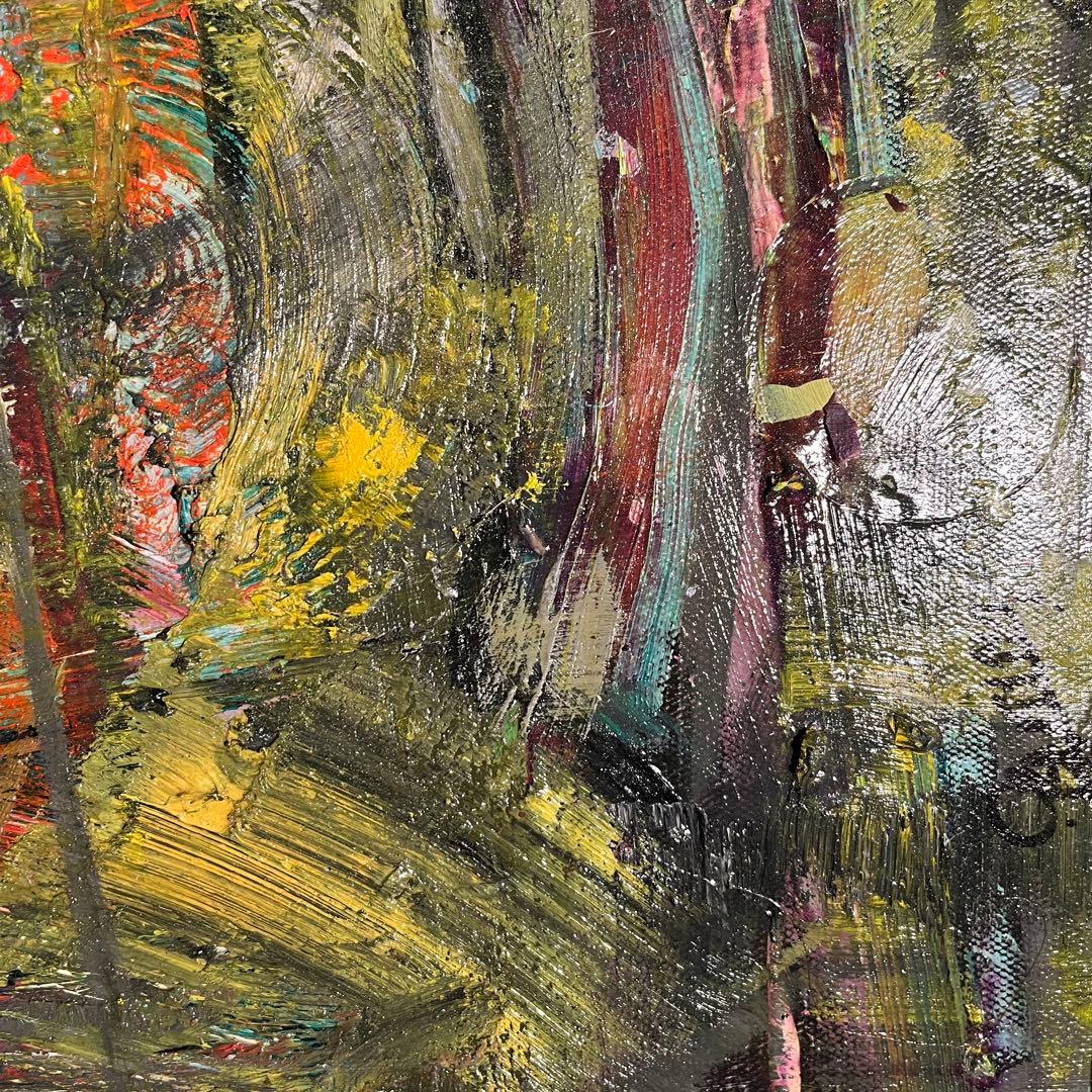 ★真作★ 旭日嘎(シゴラカ) tangriin 油絵 貴重作品