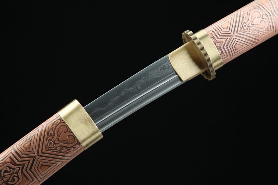 武具　刀装具　日本刀　模造刀　 肋差   短刀    居合刀  紫銅 こけし神