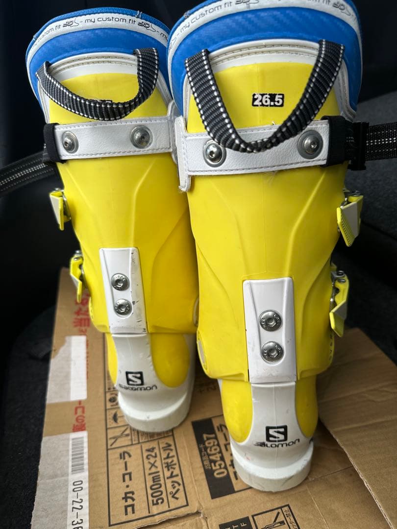 サロモン X-MAX130 黄/白 26.0cm/26.5cm 305mm