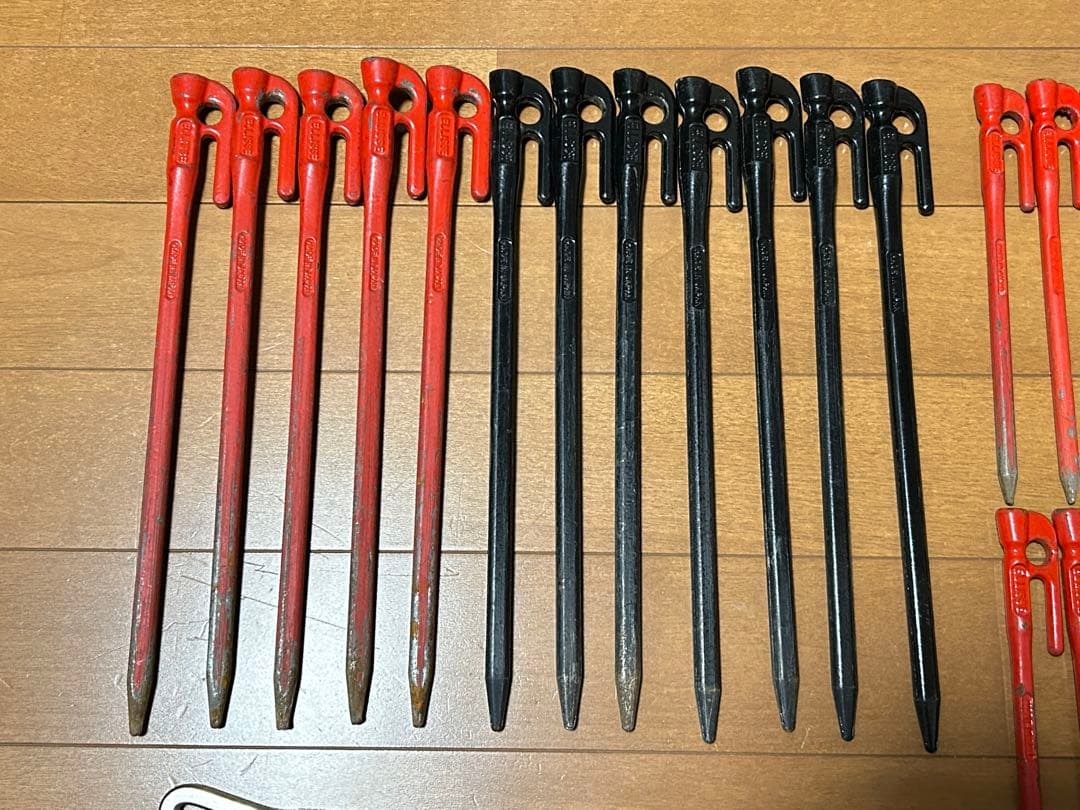 森の鍛冶屋 エリッゼステーク33本＋ユニフレーム ペグいろいろ22本セット