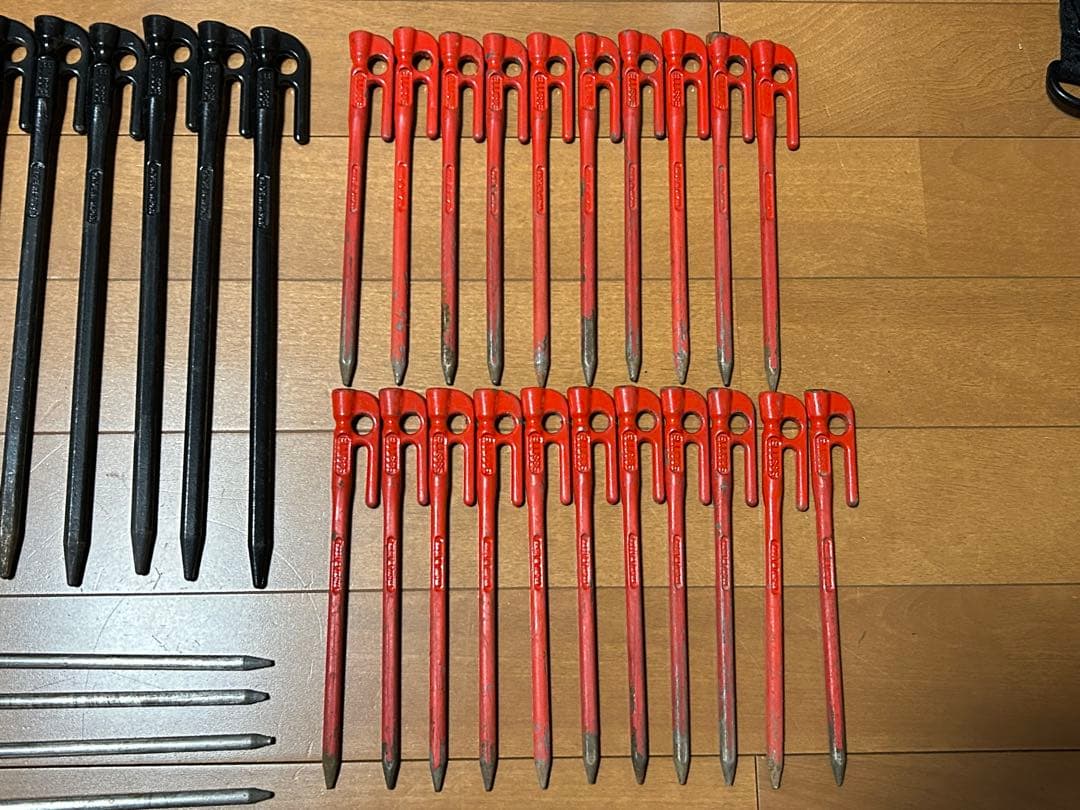 森の鍛冶屋 エリッゼステーク33本＋ユニフレーム ペグいろいろ22本セット