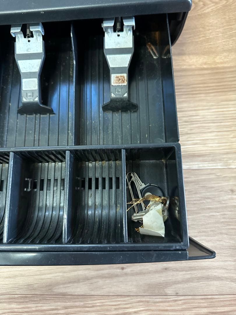 CASIOレジスター 黒 印刷機能付き 鍵付き レシート 動作確認済み