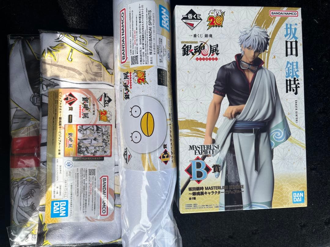 銀魂一番くじA賞ビジュアルタオルB賞坂田銀時フィギュアE賞ラグマットその他