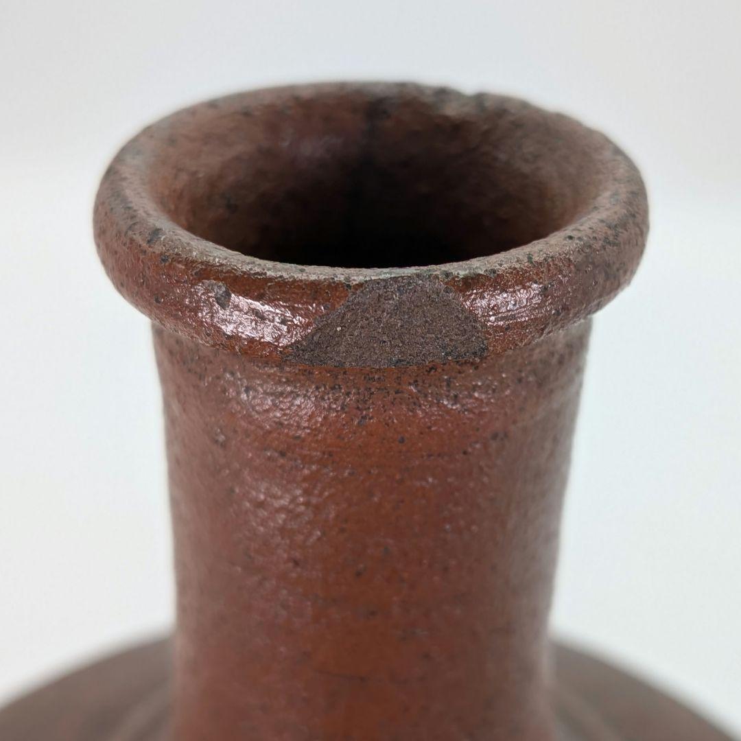 江戸末期 古備前 徳利 平八郎（木村泰武）の作 とっくり 花生 花瓶 備前焼