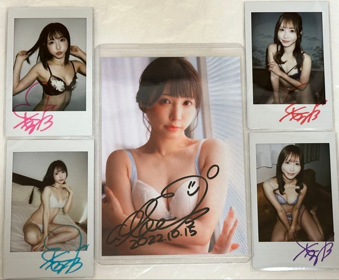 天使もえ　5点セット　直筆サイン入りチェキ　チェキ　生写真