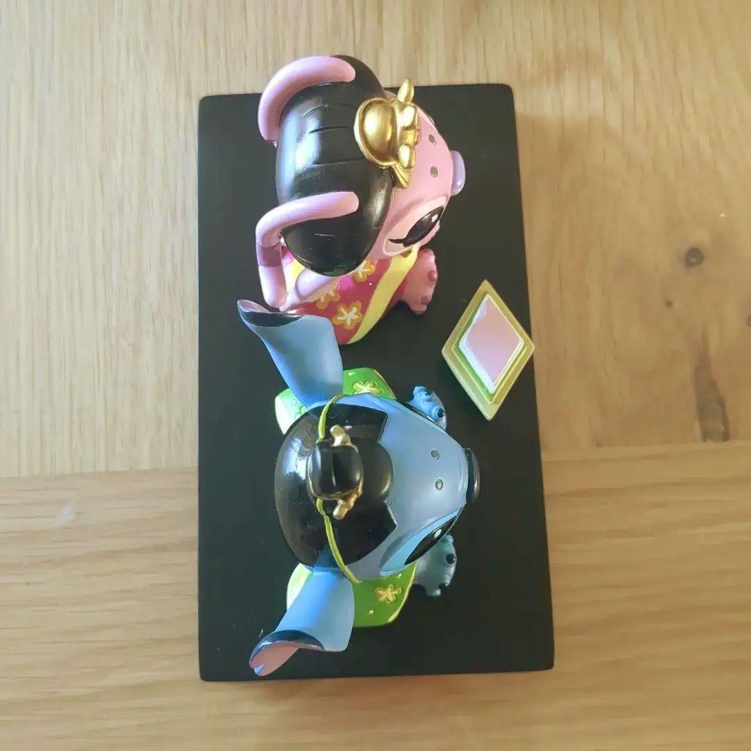 希少 リロアンドスティッチ&エンジェル フィギュア 雛人形 ひな祭り 【超美品】