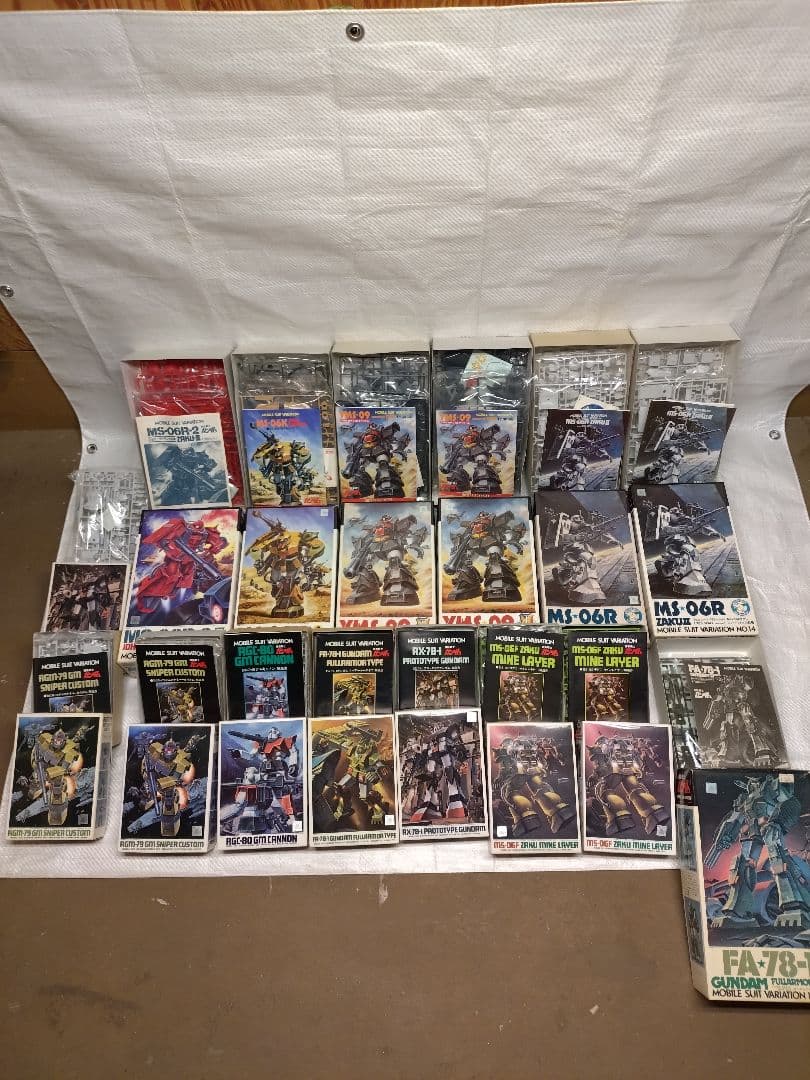 機動戦士ガンダムMSVモビルスーツバリエーションセット当時物