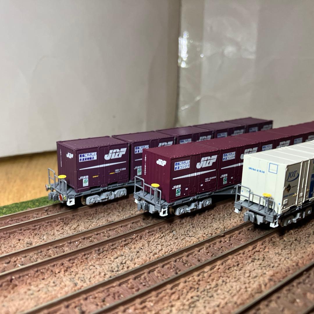 Nゲージ　コキ107（コンテナ付）12両セット