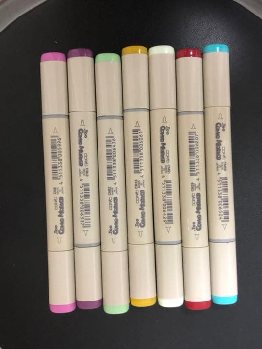 コピックセットとバリオスインク