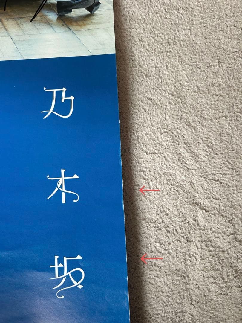 乃木坂46 直筆サイン入りポスター 何度目の青空か?当選通知コピー&おまけ付き
