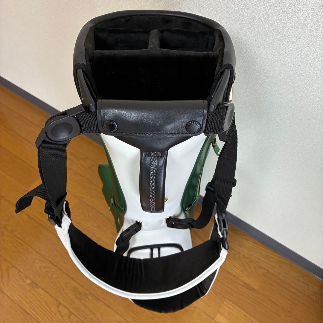 【美品】ベゼル VESSELゴルフスタンドキャディバッグ7.5型ダブルストラップ