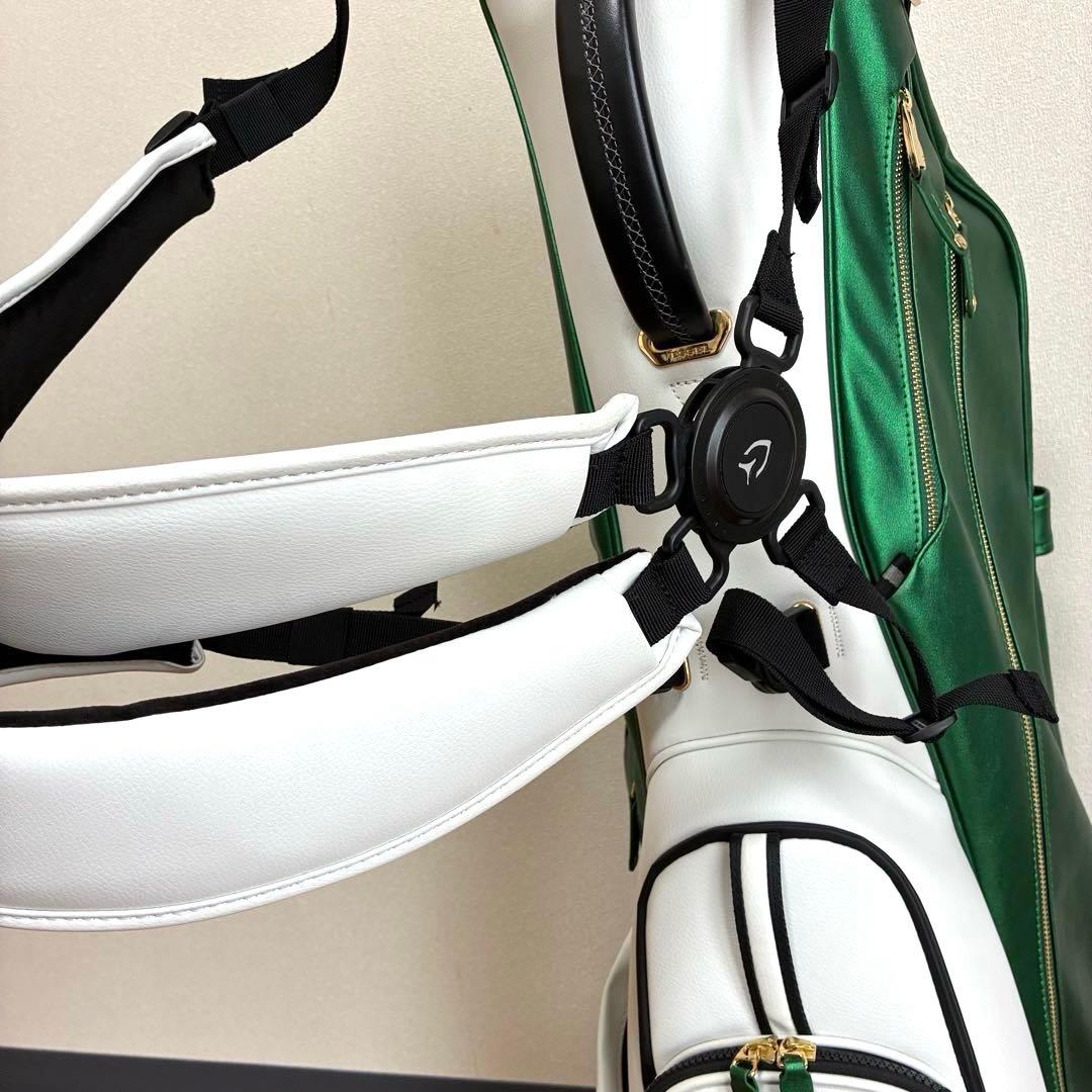 【美品】ベゼル VESSELゴルフスタンドキャディバッグ7.5型ダブルストラップ