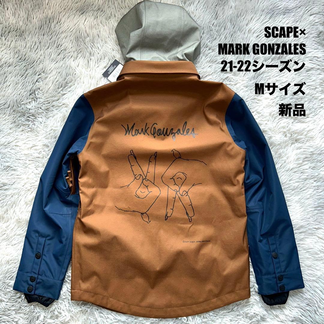 【新品】SCAPE×MARK GONZALES 21-22スノボウェア Mサイズ