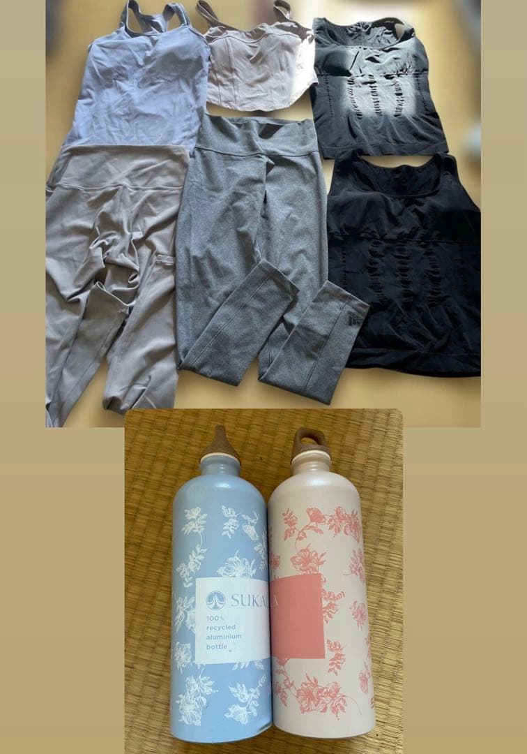 sukala lava ヨガウェア　無地　タンクトップ　ヨガパンツ　まとめ売り