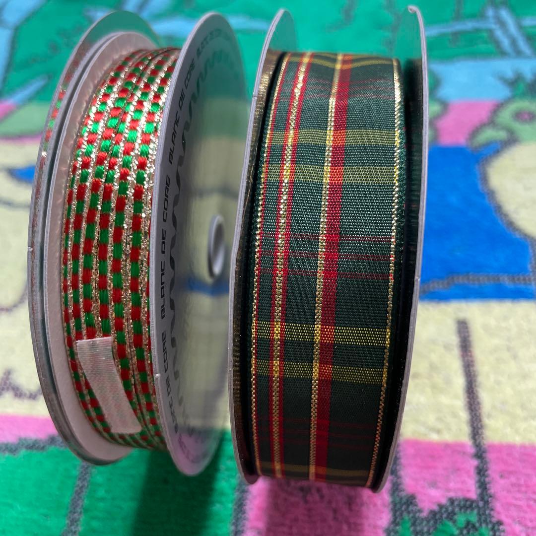 クリスマス用リボン計り売り