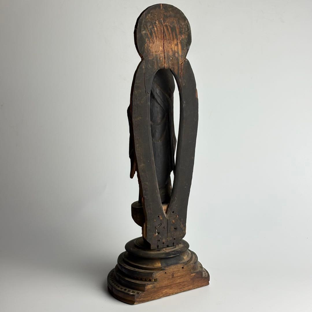 仏教美術 時代 木彫 阿弥陀如来立像