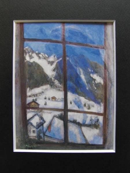 マルク・シャガール、「NUIT D'HIVER」、海外版超希少レゾネ、新品額付