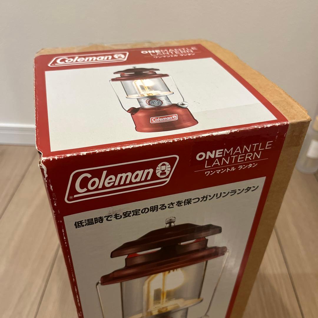 【新品未使用】コールマン ワンマントルランタン 赤