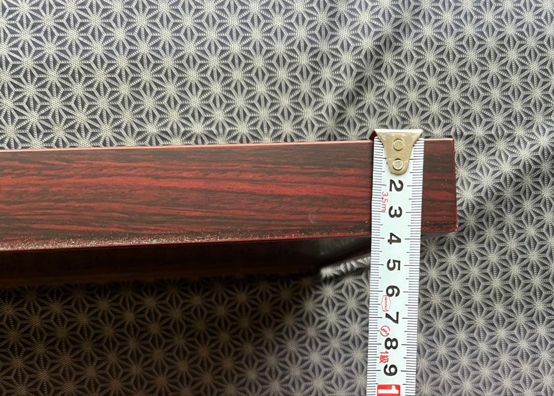 長手盆 紫檀 角盆 天然木 トレー お盆 漆塗り 漆器