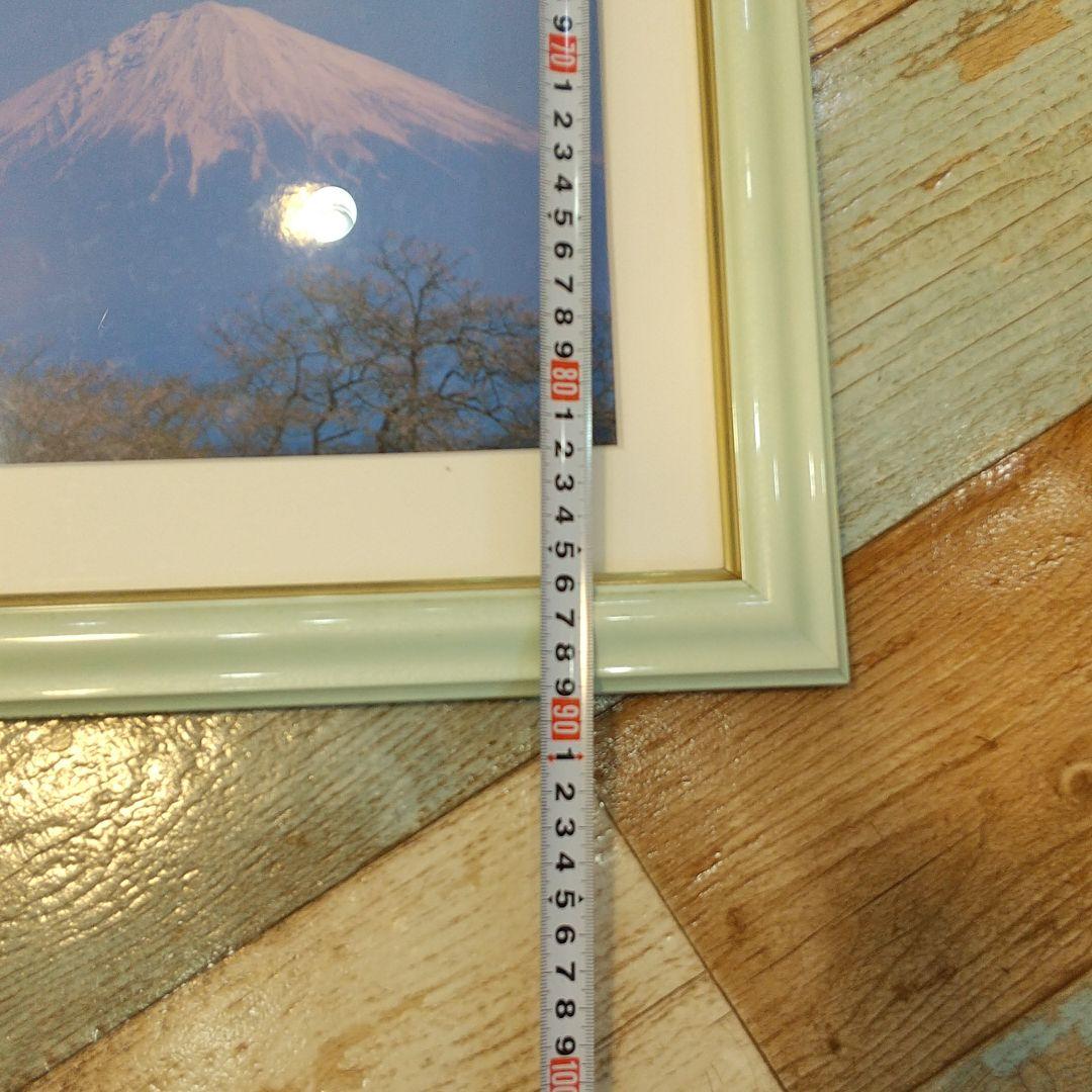 桜と富士山の写真 額入り