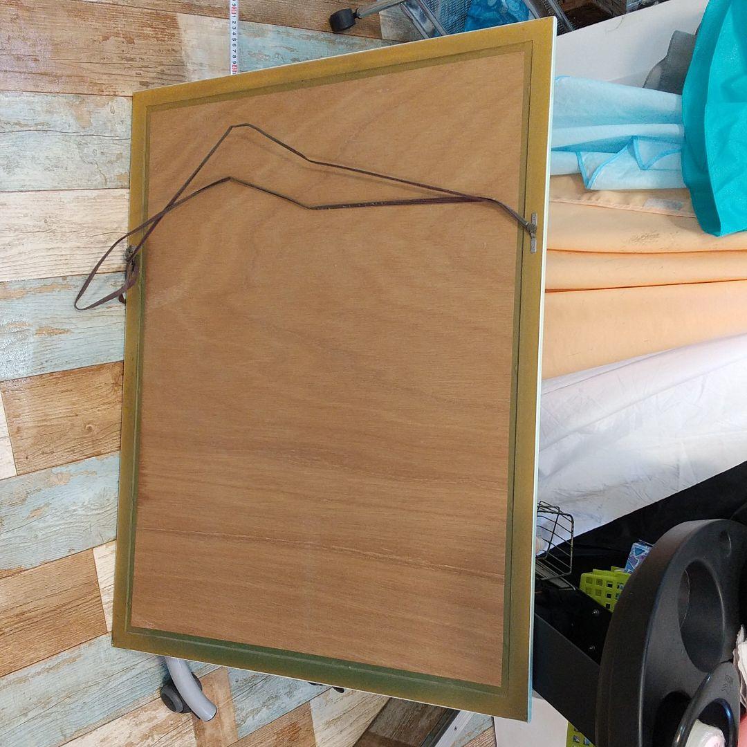 桜と富士山の写真 額入り