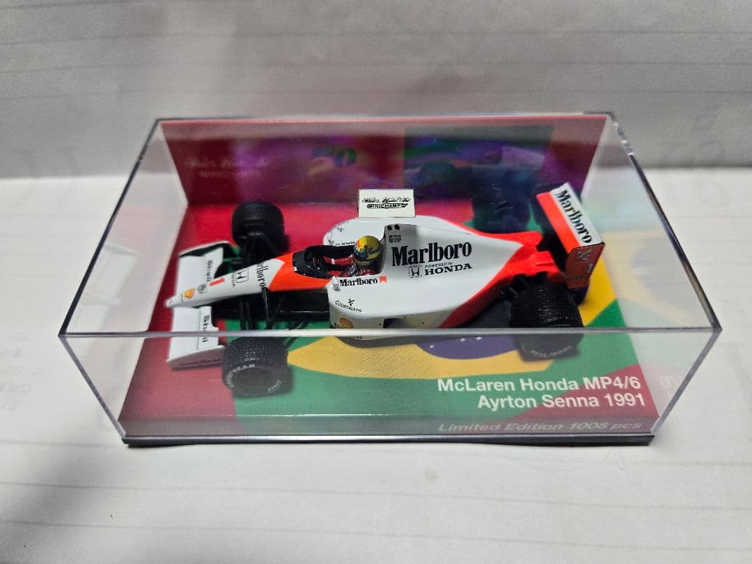 マクラーレンホンダ MP4/6 セナブラジル初優勝 記念 限定モデル