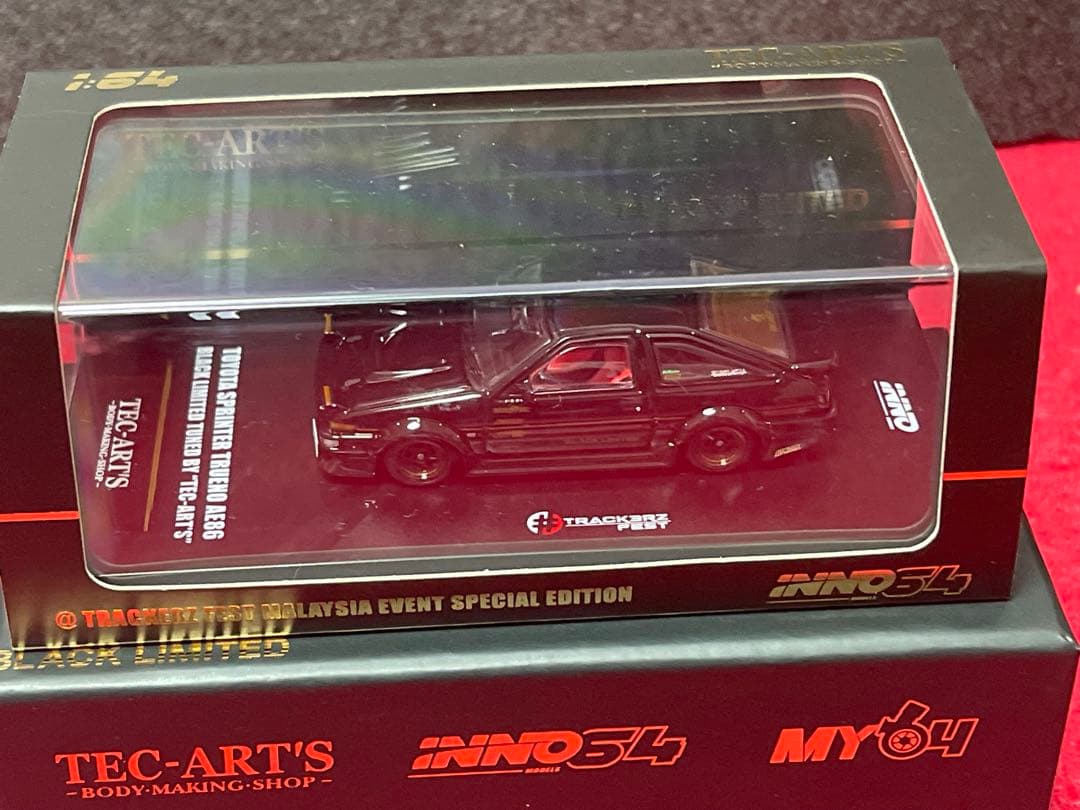 t*k様 トヨタ スプリンター トレノ AE86 ブラックリミテッド 1:64