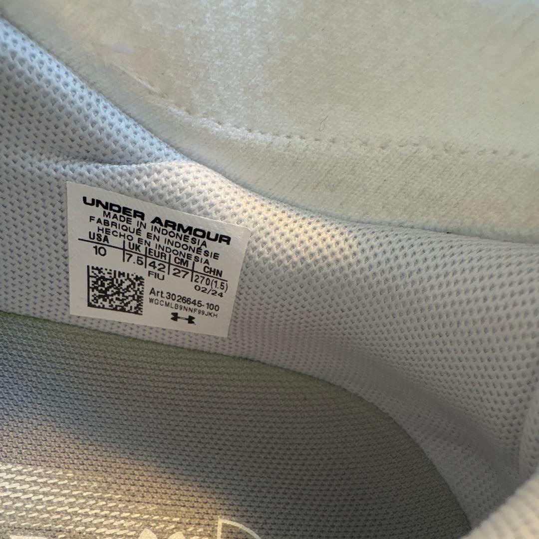 【新品未使用】Under Armour ラクロススパイク Glory 27㎝