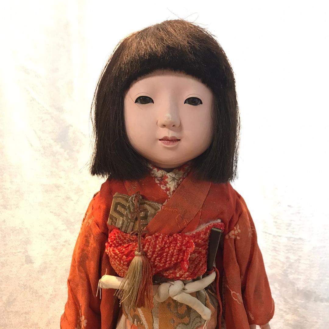 市松人形　女の子　豊龍斎　銘有