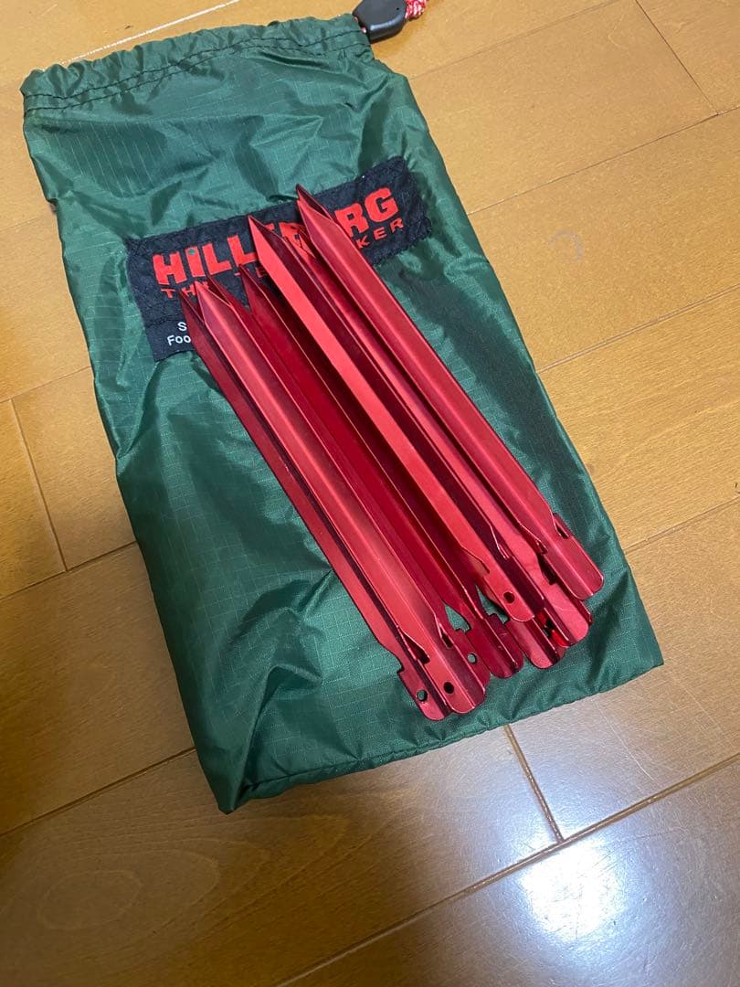 HILLEBERG ソウロ テント フットプリント、メッシュインナー付ヒルバーグ