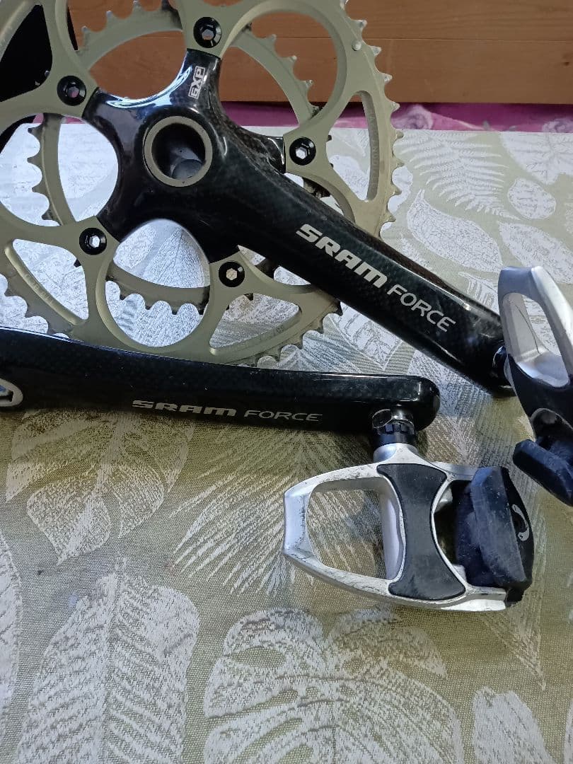SRAM FORCE クランクセット &　ULTEGGR ペダル