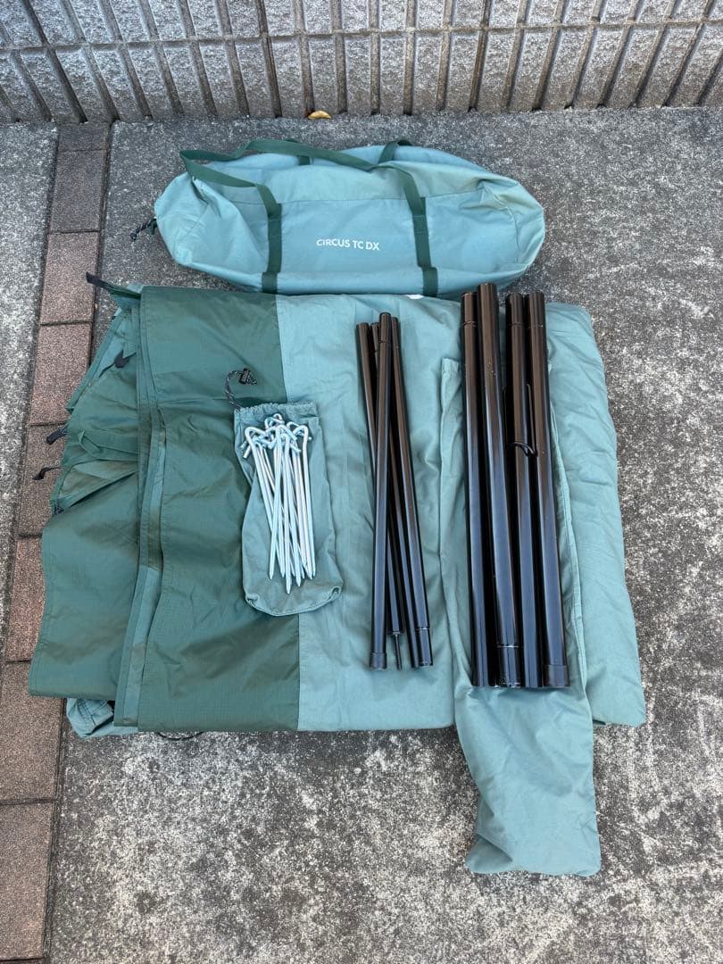 美品　テンマクデザイン　サーカスtc dx ダックグリーン