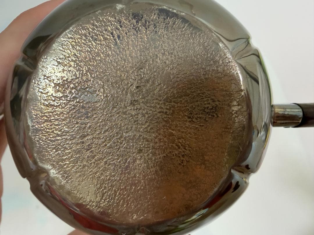 純銀製 阿古陀形 急須 銀瓶 煎茶道具