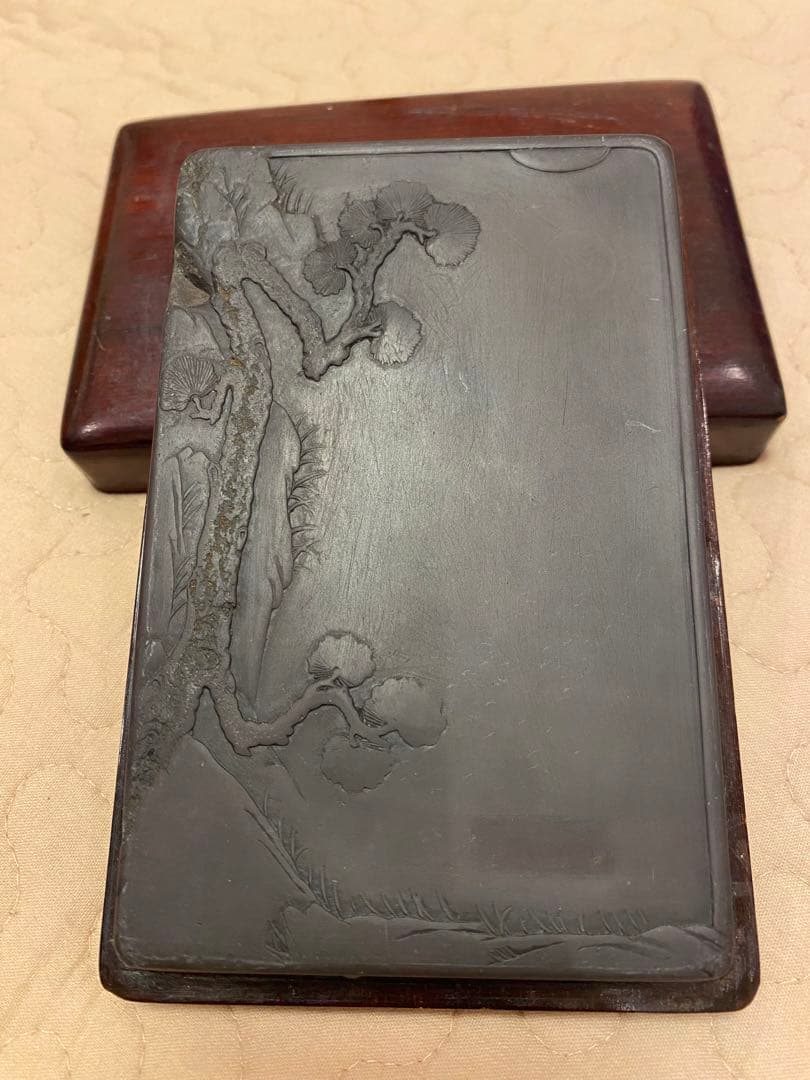 【再値下げ】硯⑩端渓硯（老抗水巖）