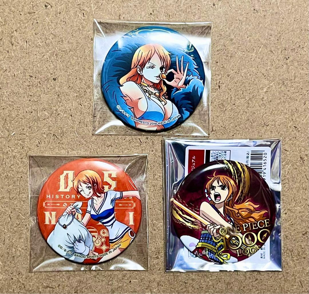 ONE PIECE ワンピース 20周年 1000話 記念 缶バッジ ナミ
