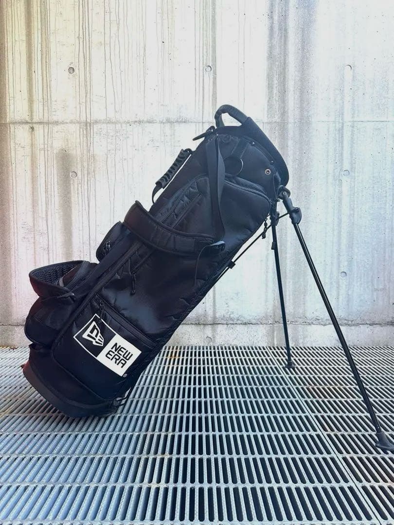 NEW ERA ニューエラ ゴルフバッグ　キャディーバッグ スタンド式ブラック