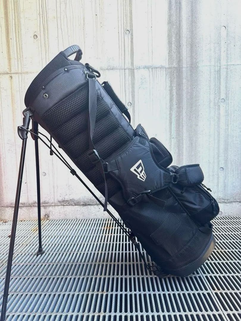 NEW ERA ニューエラ ゴルフバッグ　キャディーバッグ スタンド式ブラック