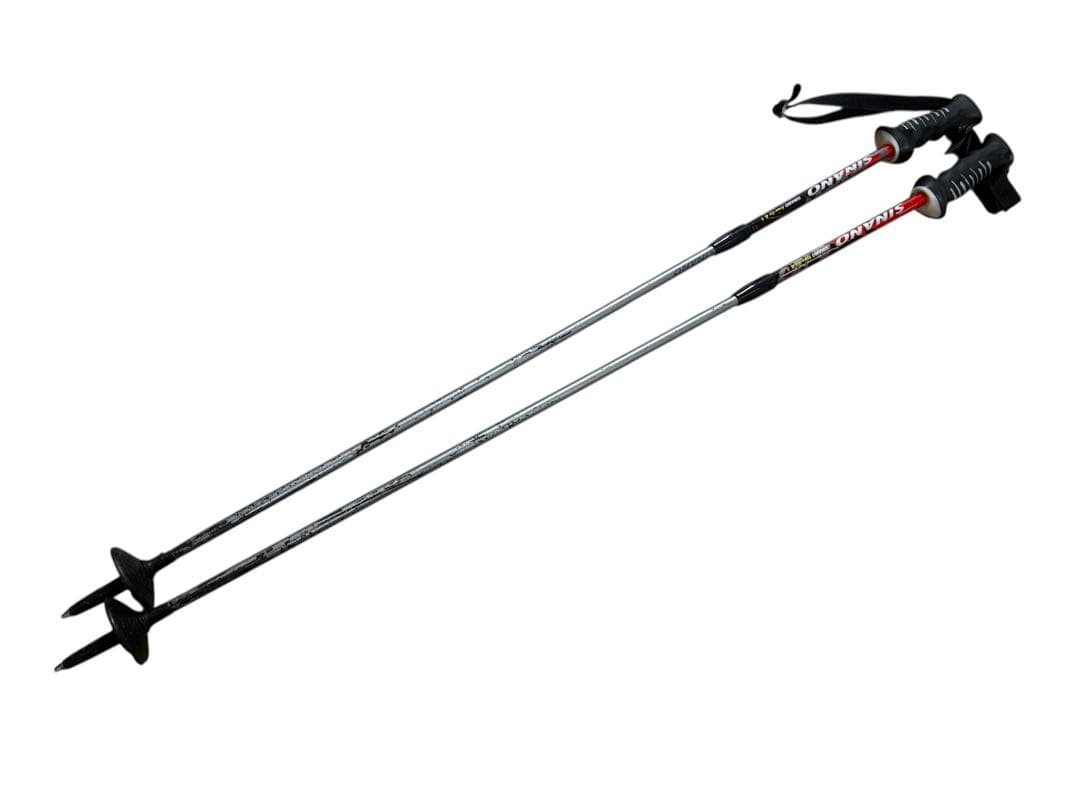 ★お洒落★シナノ　スキーポール ストック 収縮ポール　調整可能