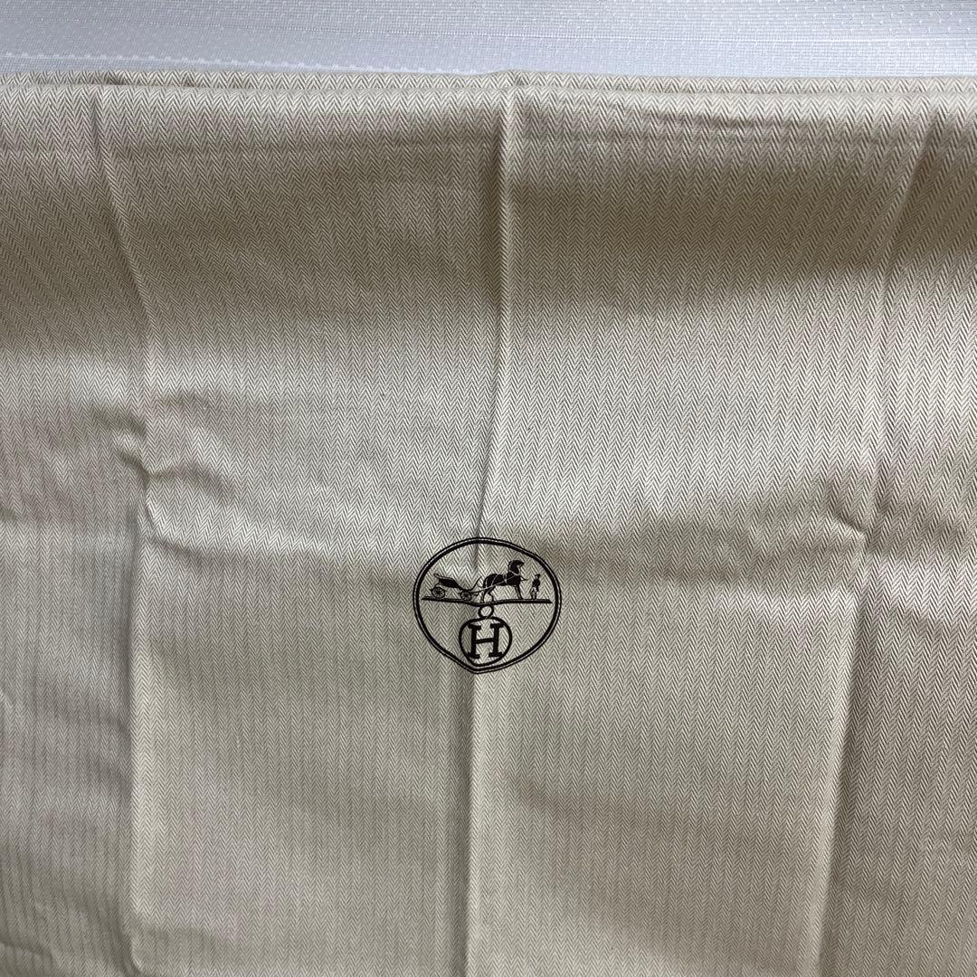 エルメス　保存袋　ヘリンボーン織り