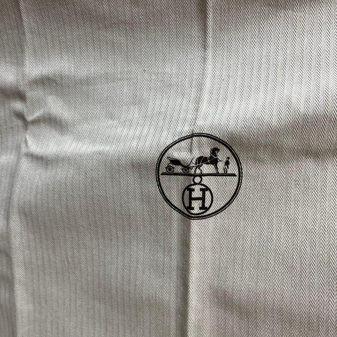 エルメス　保存袋　ヘリンボーン織り