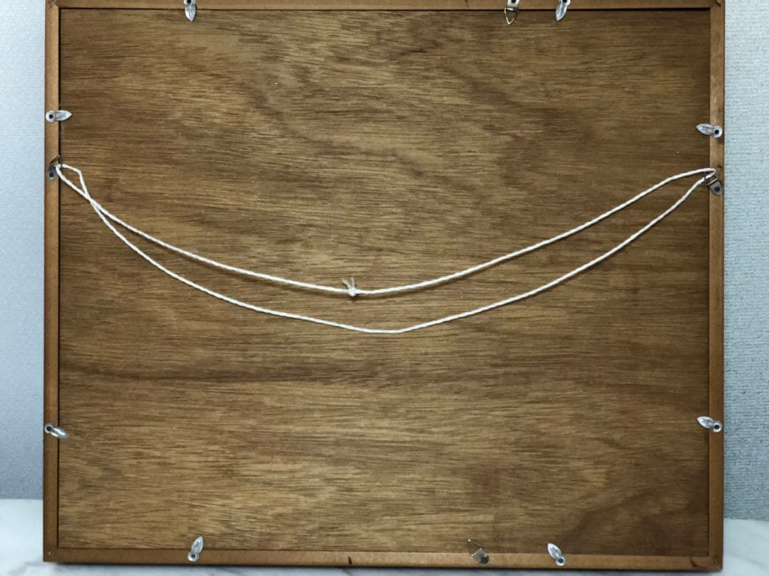 宝石画 フラワーアート 金色フレーム