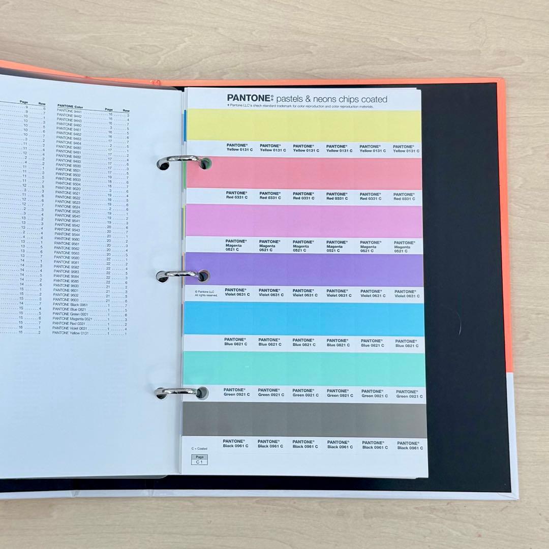 PANTONE PASTELS & NEONS CHIPS パステル＆ネオン