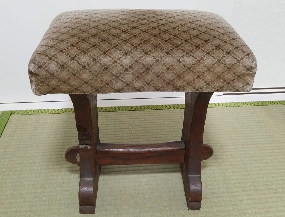 アンティーク品 ドレッサー(椅子付き)《引取限定》