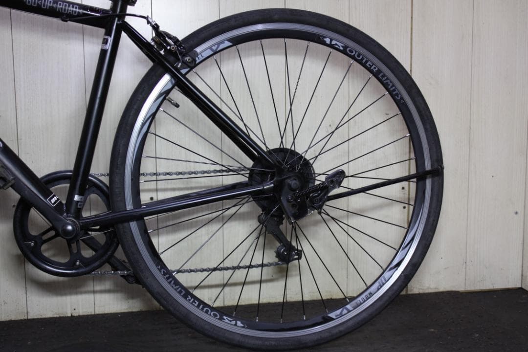 アウターリミッツ スチル シマノ6速 450mm クロスバイク 黒