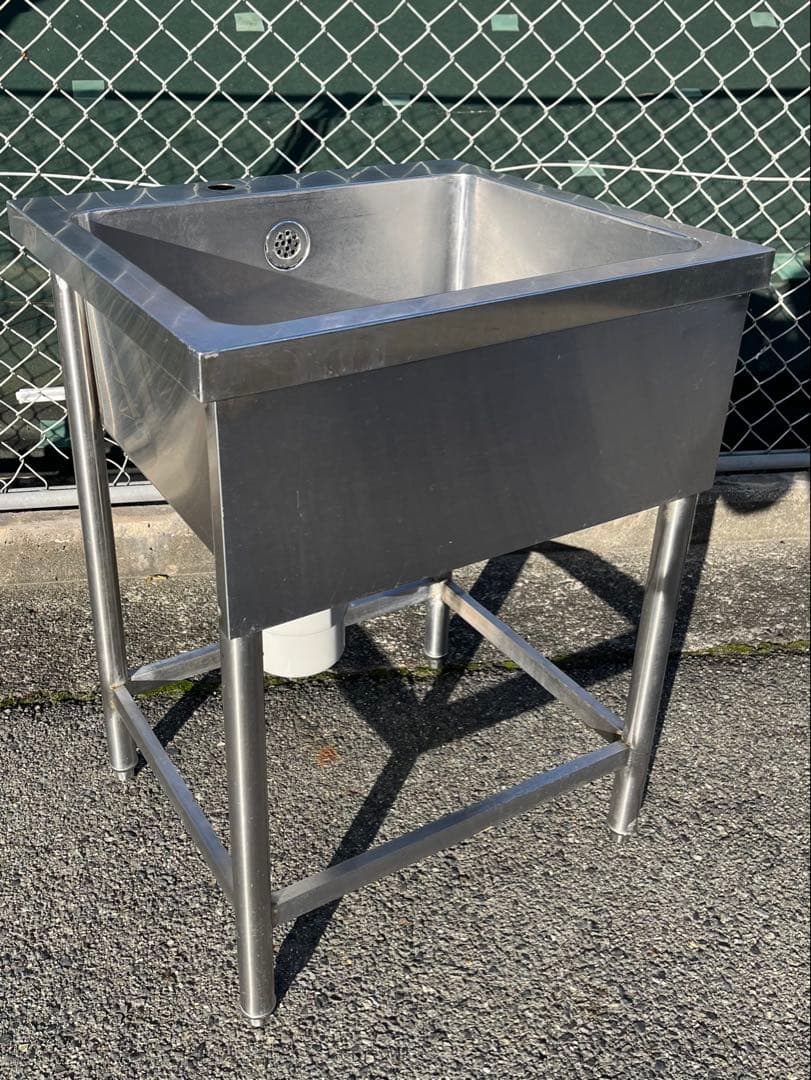 ステンレス1槽シンク 流し台　600×550×800
