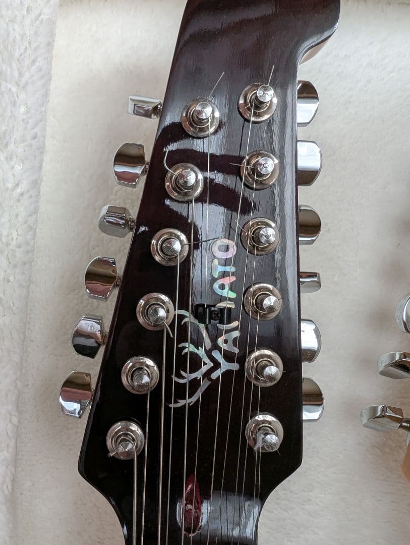 YAMATO ストラトタイプ12弦、6弦ダブルネックエレキギター　美品‼‼