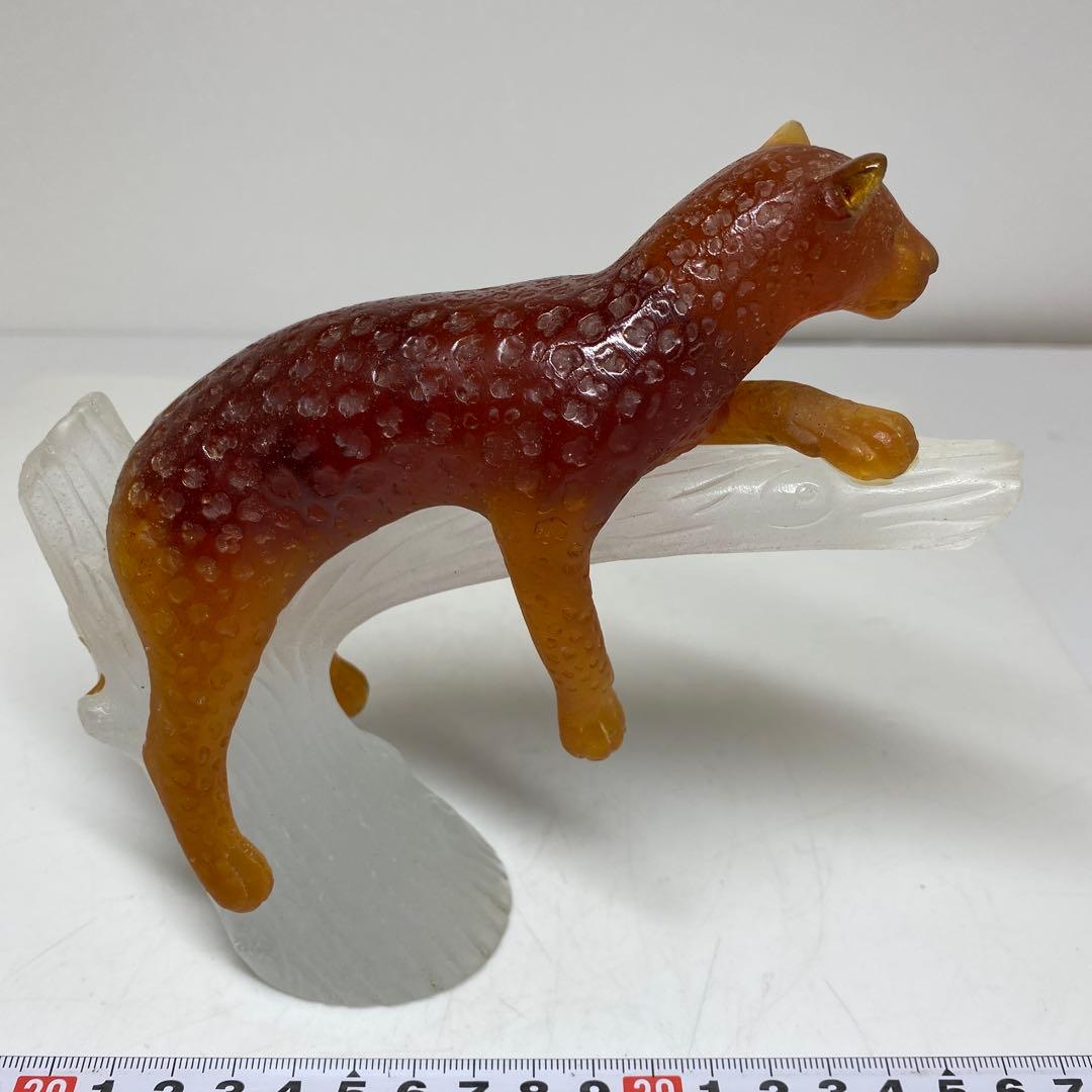 ドームフランス　チーターオブジェ　15㎝　東里7-1210④